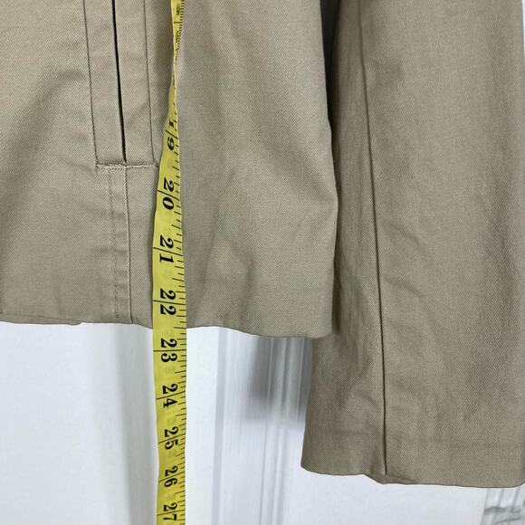 NWOT VINEYARD VINES Blazer 
6 Beige 5 Anchor Metal Buttons Unlined Cotton - Picture 8 of 9